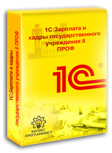 1С Зарплата и кадры государственного учреждения 8 ПРОФ