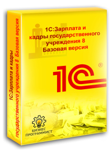 1С Зарплата и кадры государственного учреждения 8 Базовая версия